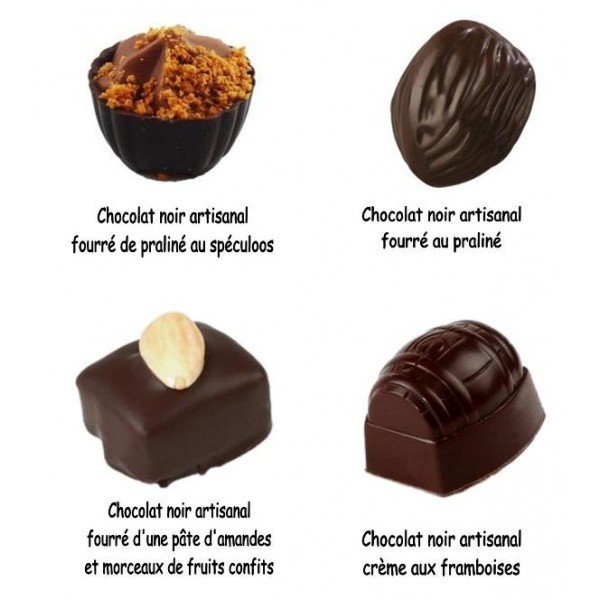 chocolat noir artisanal - acheter assortiment de chocolat artisanal