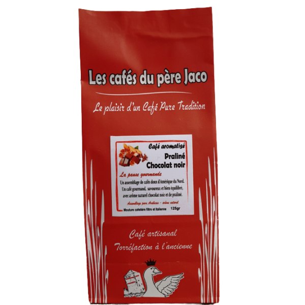 café moulu aromatisé au chocolat - La Gourmande
