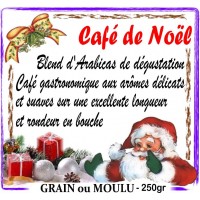 Café de Noël, grains ou moulu